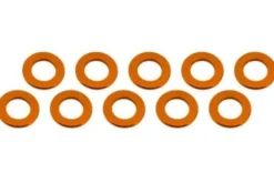 RASAMENTO M3 x 6 x 0,5 mm ALLUMINIO - 10 PEZZI - ARANCIONE