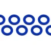 RASAMENTO M3 x 6 x 0,5 mm ALLUMINIO - 10 PEZZI - BLU