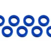 RASAMENTO M3 x 6 x 1 mm ALLUMINIO - 10 PEZZI - BLU