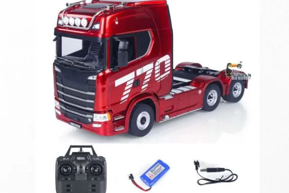 RC 1501 - CAMION SCANIA 770S V8 - 1:18 - ROSSO