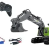 RC 1558 - ESCAVATORE 11CH VERDE 1:18