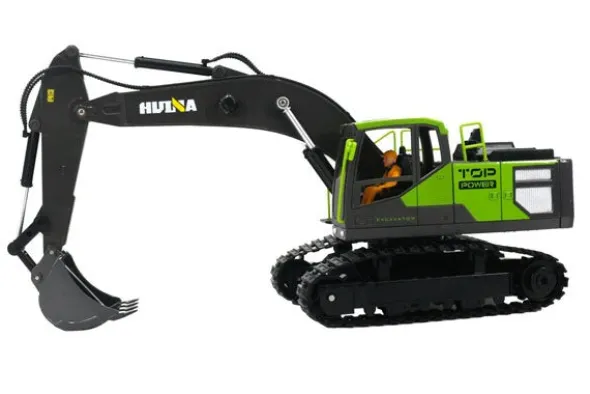 RC 1661 - ESCAVATORE 13CH VERDE 1:18