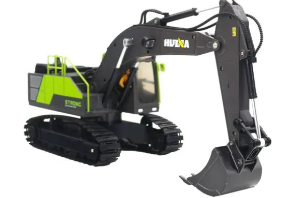RC 1661 - ESCAVATORE 13CH VERDE 1:18