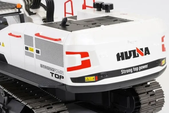 RC 1594 - ESCAVATORE IN METALLO - BIANCO - 1:14