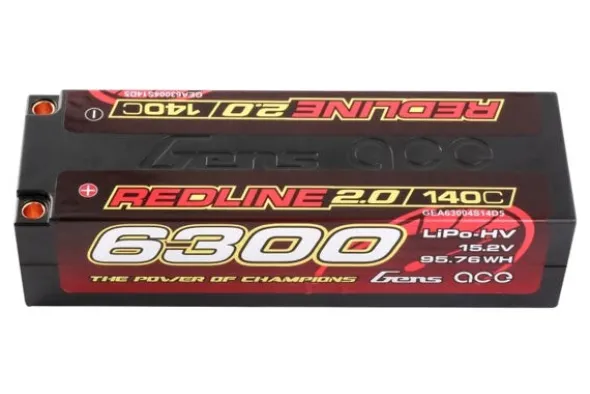 REDLINE 2.0 BATTERIA LIPO 4S HV 15,2V-6300-140C