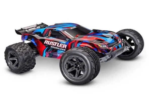 RUSTLER 2WD VX3 BRUSHLESS - RTR STADIUM TRUCK 1:10 - ROSSO