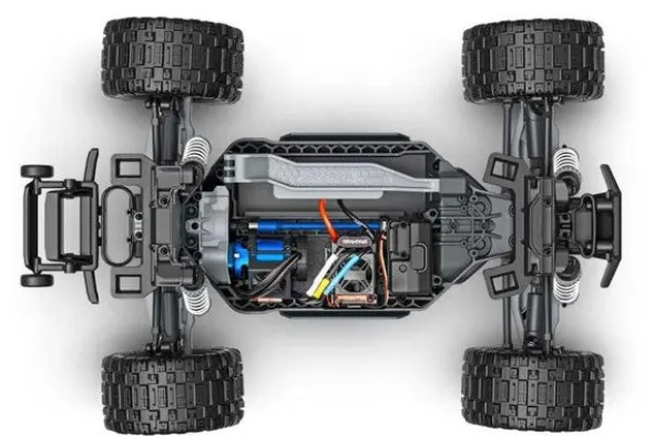 RUSTLER 4WD VX3 BRUSHLESS - RTR STADIUM TRUCK 1:10 - NERO