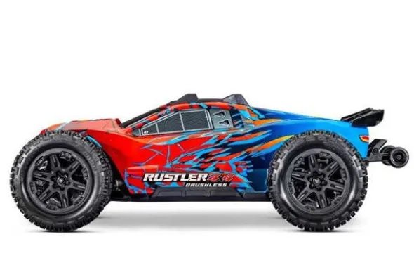 RUSTLER 4WD VX3 BRUSHLESS - RTR STADIUM TRUCK 1:10 - ROSSO