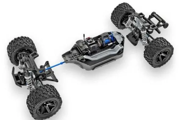 RUSTLER 4WD VX3 BRUSHLESS - RTR STADIUM TRUCK 1:10 - ROSSO