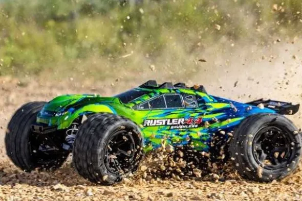 RUSTLER 4WD VX3 BRUSHLESS - RTR STADIUM TRUCK 1:10 - VERDE