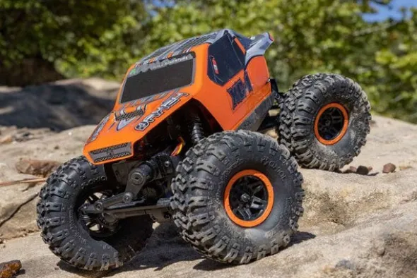 SCX24 AX24 XC-1 4WS 4X4 - RTR ROCK CRAWLER 1:24 - ARANCIO