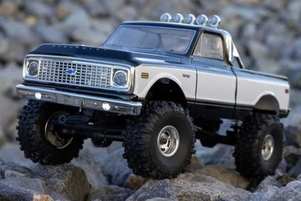 SCX24 CHEVROLET C10 4WD 1967-1972- RTR ROCK CRAWLER 1:24 - NERO
