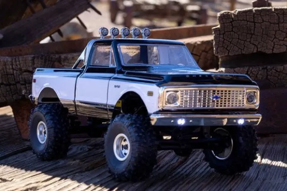 SCX24 CHEVROLET C10 4WD 1967-1972- RTR ROCK CRAWLER 1:24 - NERO