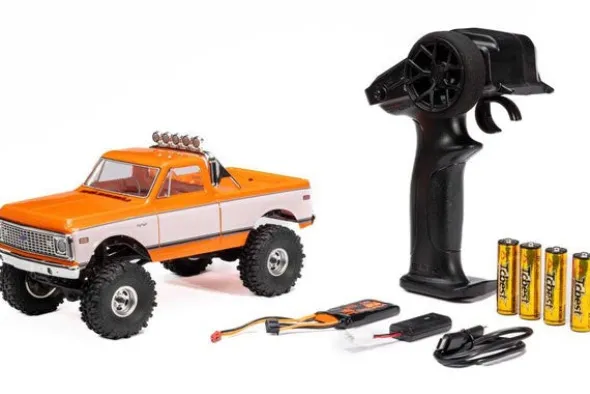 SCX24 CHEVROLET C10 4WD 1967-1972- RTR ROCK CRAWLER 1:24 - ORANGE
