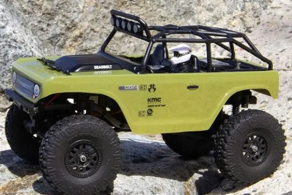 SCX24 DEADBOLT 4X4 - RTR ROCK CRAWLER 1:24 - VERDE