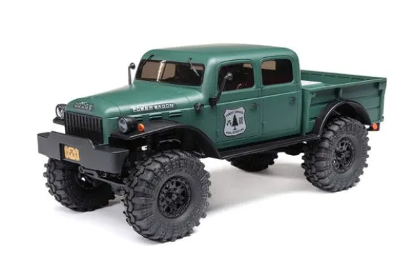 SCX24 DODGE POWER WAGON 4X4 - RTR CRAWLER 1:24 - VERDE