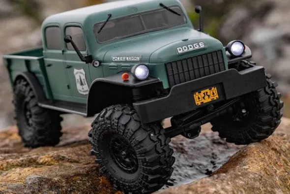 SCX24 DODGE POWER WAGON 4X4 - RTR CRAWLER 1:24 - VERDE