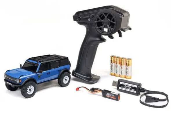 SCX30 FORD BRANCO 4X4 - RTR CRAWLER 1:30 - BLU