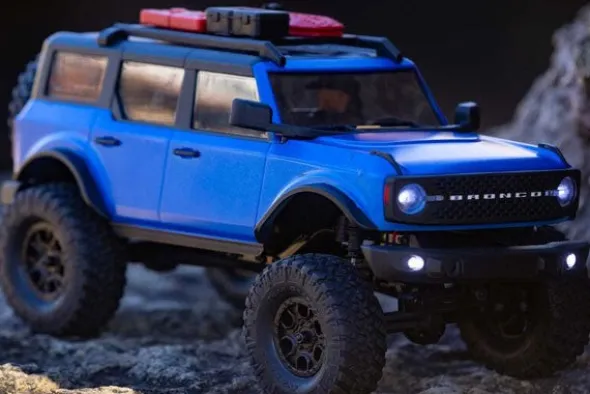 SCX24 FORD BRONCO 2021 - RTR SCALER 1:24 - BLU