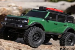 SCX24 FORD BRONCO 4X4 BRUSHED + BATTERIA E CARICABATTERIA - RTR SCALER 1:24 - VERDE