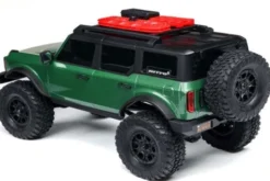 SCX24 FORD BRONCO 4X4 BRUSHED + BATTERIA E CARICABATTERIA - RTR SCALER 1:24 - VERDE