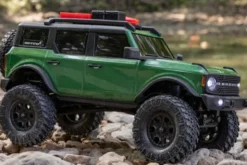 SCX24 FORD BRONCO 4X4 BRUSHED + BATTERIA E CARICABATTERIA - RTR SCALER 1:24 - VERDE