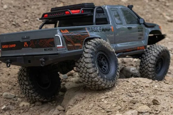 SCX10 III BASE CAMP 4X4 BRUSHED - RTR CRAWLER 1:10 - GRIGIO