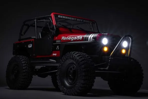 SCX10 III JEEP CJ-7 4X4 BRUSHED - RTR CRAWLER 1:10 - RED