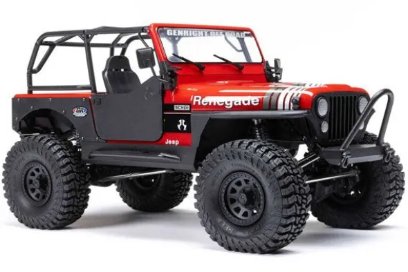 SCX10 III JEEP CJ-7 4X4 BRUSHED - RTR CRAWLER 1:10 - RED