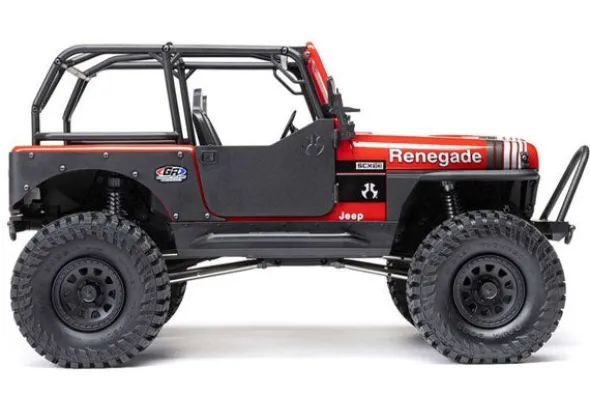 SCX10 III JEEP CJ-7 4X4 BRUSHED - RTR CRAWLER 1:10 - RED