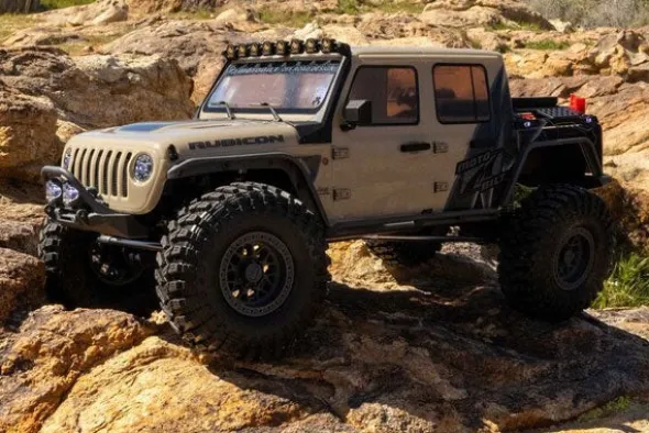 SCX10 III MOTOBILT WAYPOINT JEEP JT GLADIATOR 4X4 BRUSHED - RTR CRAWLER 1:10 - BROWN