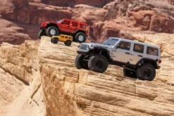 SCX6 JEEP JLU WRANGLER BRUSHLESS - RTR CRAWLER 1:6 - ARGENTO