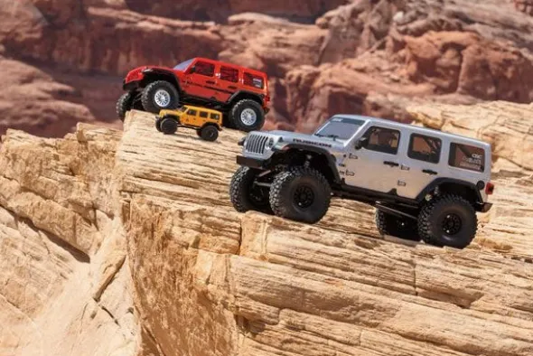 SCX6 JEEP JLU WRANGLER BRUSHLESS - RTR CRAWLER 1:6 - ARGENTO