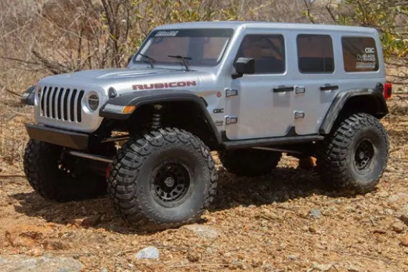SCX6 JEEP JLU WRANGLER BRUSHLESS - RTR CRAWLER 1:6 - ARGENTO
