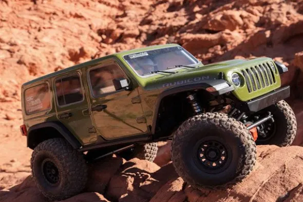 SCX6 JEEP JLU WRANGLER BRUSHLESS - RTR CRAWLER 1:6 - VERDE