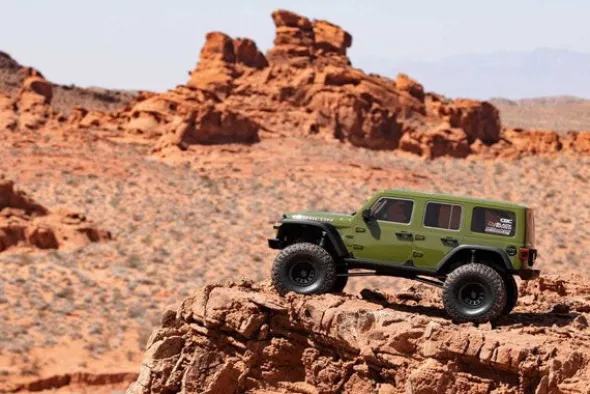 SCX6 JEEP JLU WRANGLER BRUSHLESS - RTR CRAWLER 1:6 - VERDE