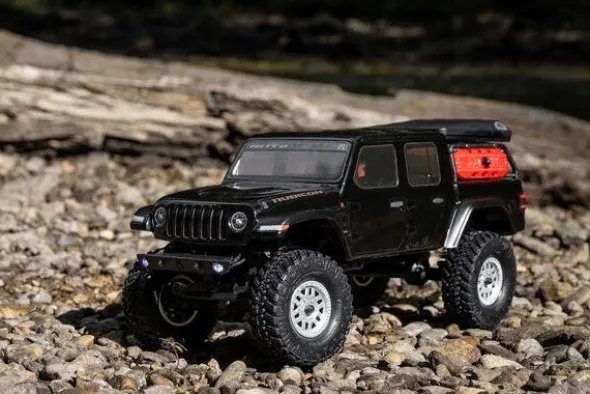 SCX24 JEEP JT GLADIATOR - RTR ROCK CRAWLER 1:24 - NERO