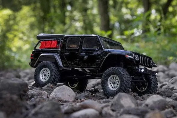 SCX24 JEEP JT GLADIATOR - RTR ROCK CRAWLER 1:24 - NERO