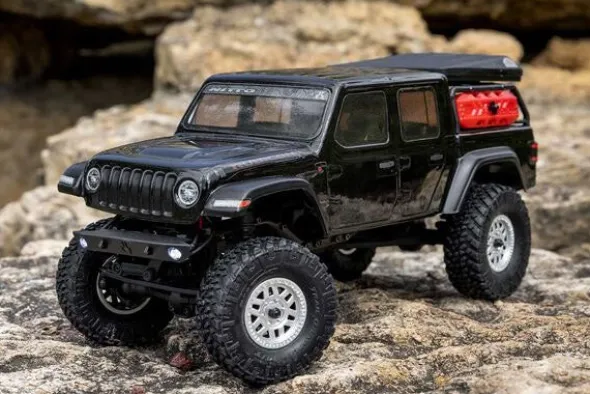 SCX24 JEEP JT GLADIATOR - RTR ROCK CRAWLER 1:24 - NERO