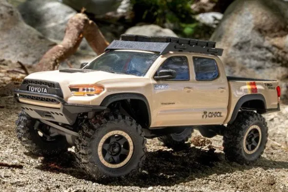 SCX30 TOYOTA TACOMA TRD PRO EXTREME4X4 - RTR CRAWLER 1:30 - SABBIA
