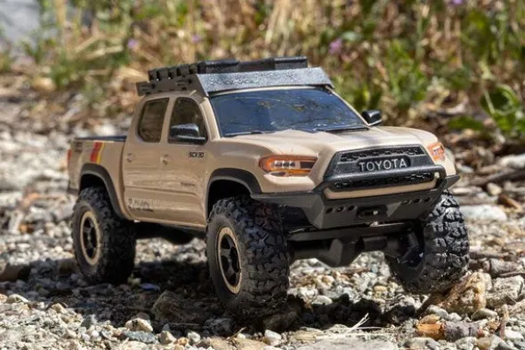 SCX30 TOYOTA TACOMA TRD PRO EXTREME4X4 - RTR CRAWLER 1:30 - SABBIA