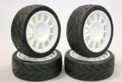 SET GOMME E CERCHI ABARTH - STRADALI CON CERCHIO - 4 PEZZI