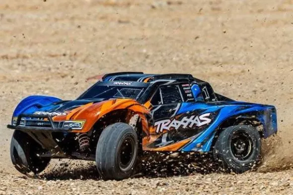 SLASH 4WD VX3 BRUSHLESS - RTR SHORT COURSE 1:10 - ARANCIO/BLU