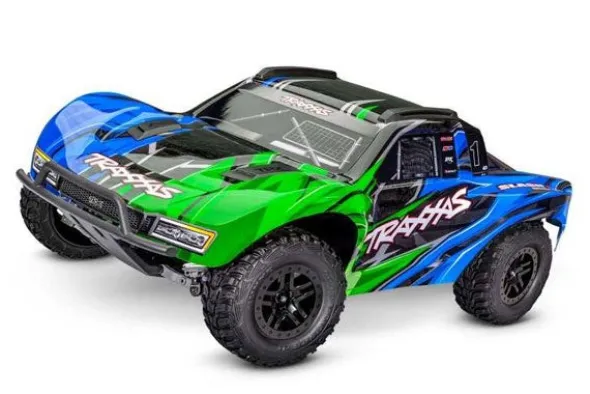 SLASH 4WD VX3 BUSHLESS - RTR SHORT COURSE 1:10 - VERDE/BLU