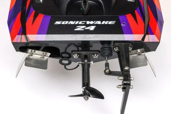 SONICWAKE 24" - DEEP V - RTR MOTOSCAFO - ROSSO