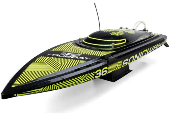 SONICWAKE V3 36" - RTR MOTOSCAFO - NERO