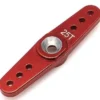 SQUADRETTA ALLUMINIO DOPPIO BRACCIO 25 DENTI - ROSSO