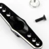 SQUADRETTA ALLUMINIO LEGGERA DOPPIO BRACCIO CORTO 25T - NERO