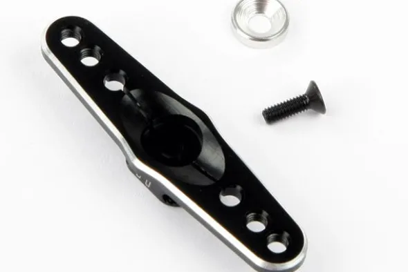SQUADRETTA ALLUMINIO LEGGERA DOPPIO BRACCIO CORTO 25T - NERO