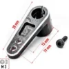 SQUADRETTA SERVOCOMANDO IN ALLUMINIO 25T NERO - HTR-1930026-BK